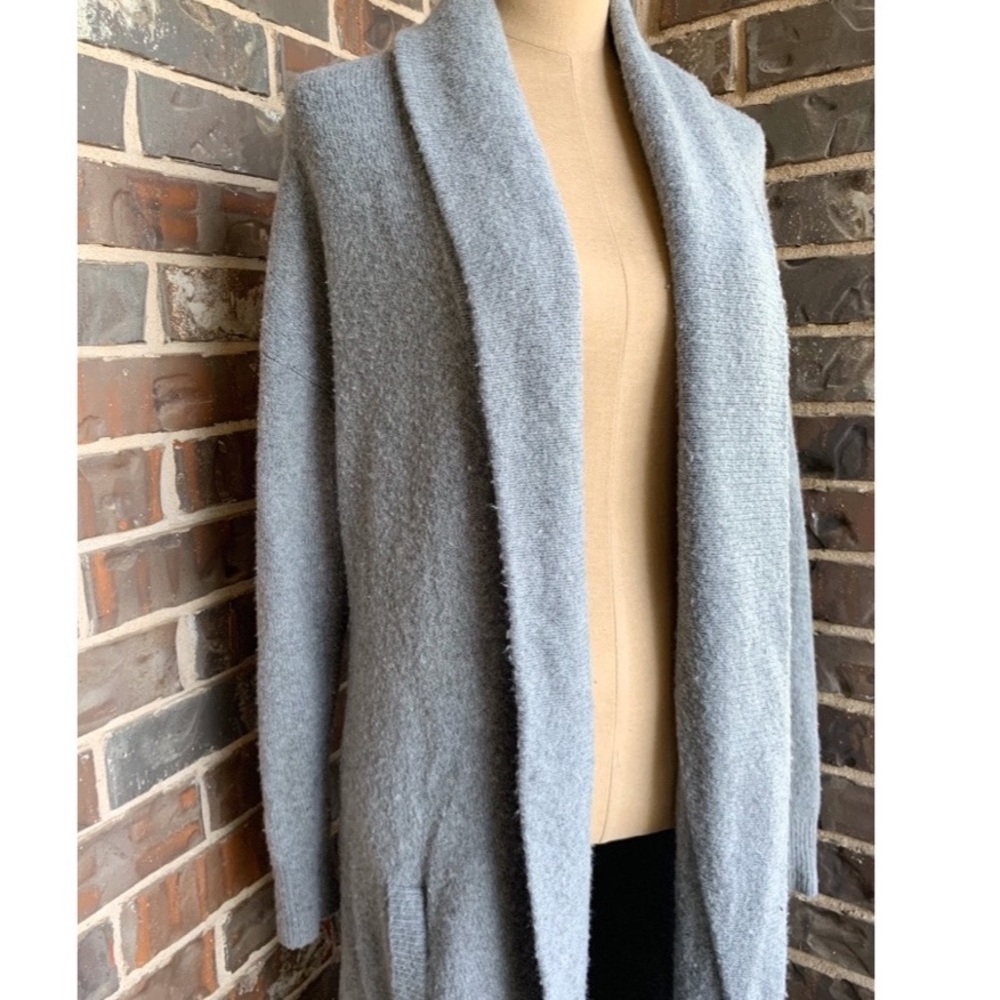 Leith Long Cardigan Cozy Grey - XS/S